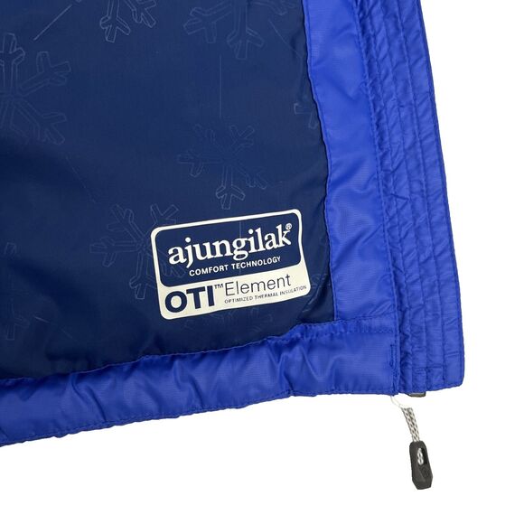 Women’s Mammut Pertex Microlight Zip Blue Hood Ajungilak Vest Jacket Size S - Picture 6 of 9